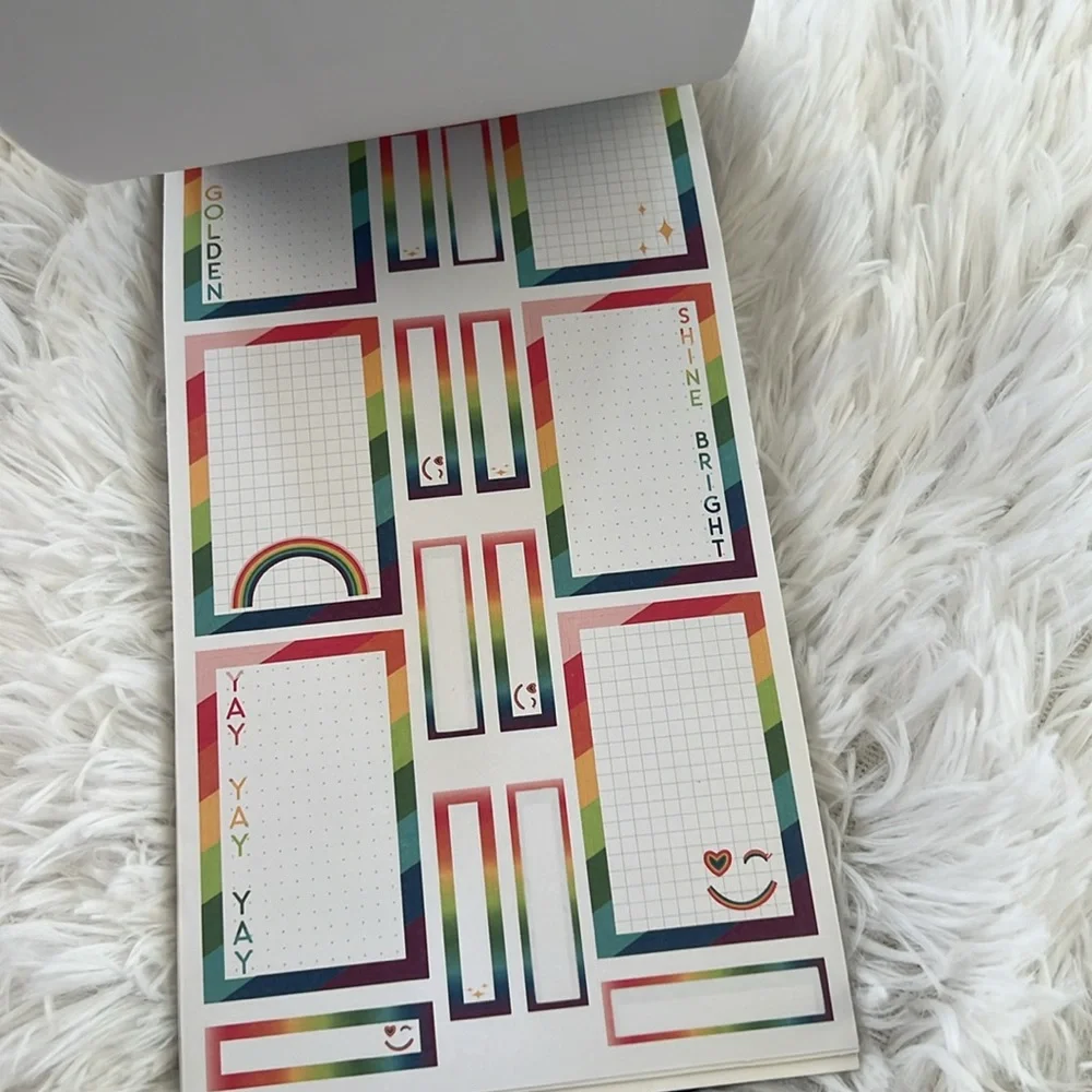 The Happy Planner Rainbow dreams sticker pack